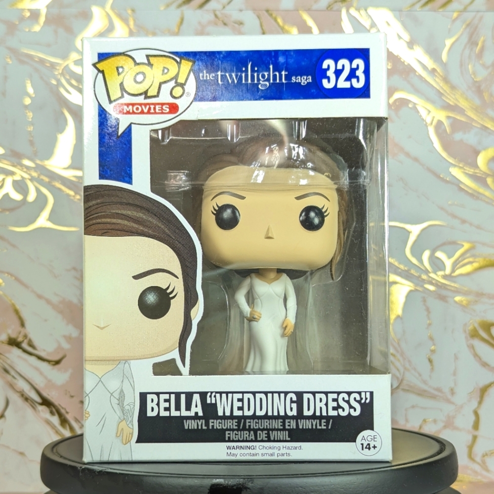 Funko Pop Twilight 323 Bella Wedding Dress, NIB, Minor Box Damage
